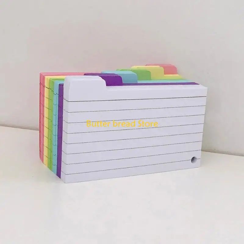 W89C Lined Index Cards Journal 150 Pages Color Coded Writing Pad Strong Coil Binding Quality Paper For Daily Note Taking