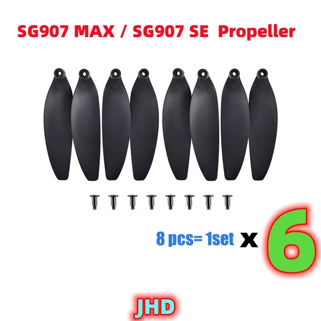 Jhd Sg907 Max Propeller/Sg907 Se Zll Orignal Propeller Voor Sg907 Max 4K Drone Blade Deel