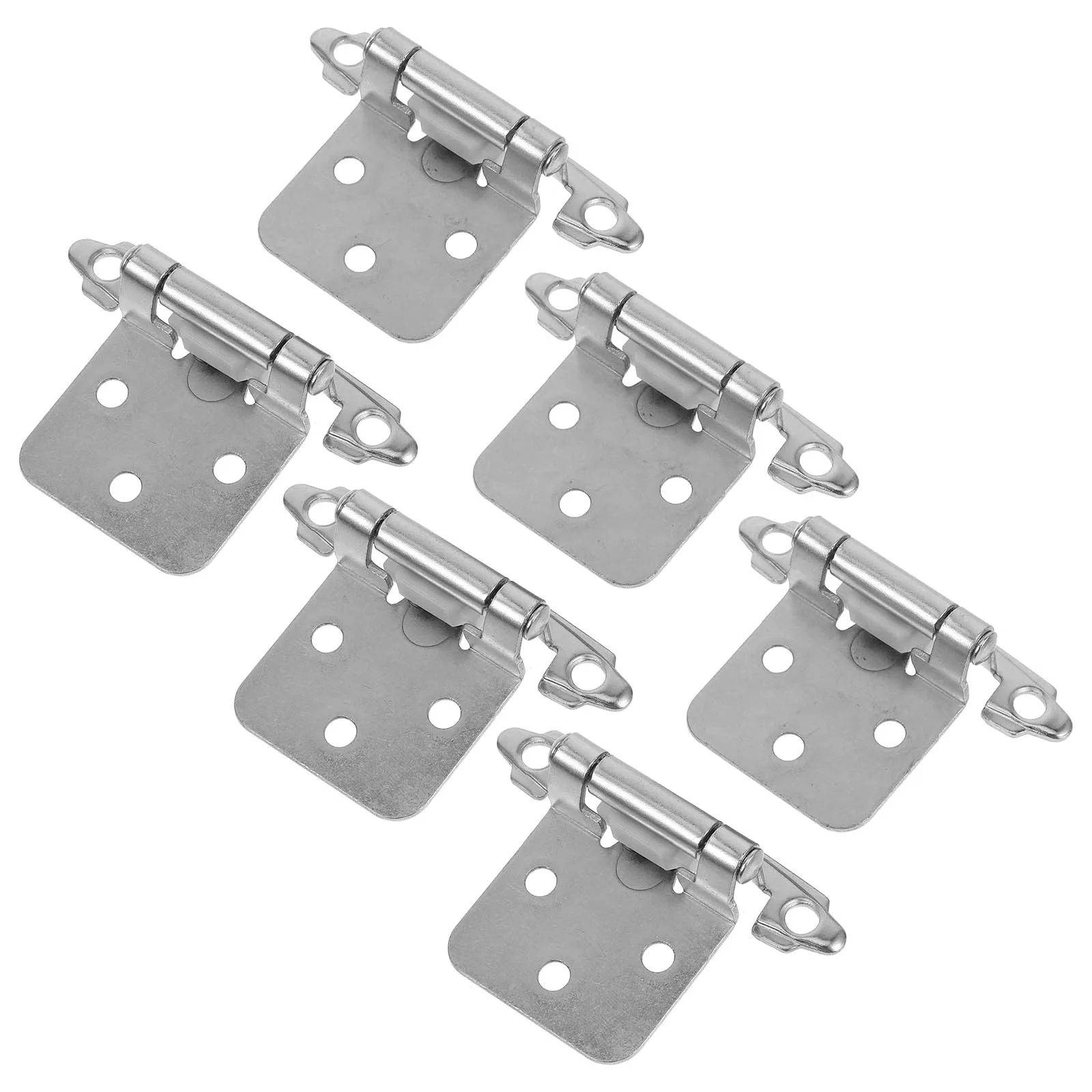 

6Pcs American Style Spring Self Closing Cabinet Hinges 12 Overlay Steel Sturdy Kitchen Cupboard Door Hardware Cabinet Hinge