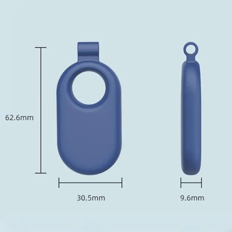 U90E Suitable for Smarttag 2 Protective Case Silicone Keychain Pet Dog Locator Positioning Housing Anti-Scratch Cover