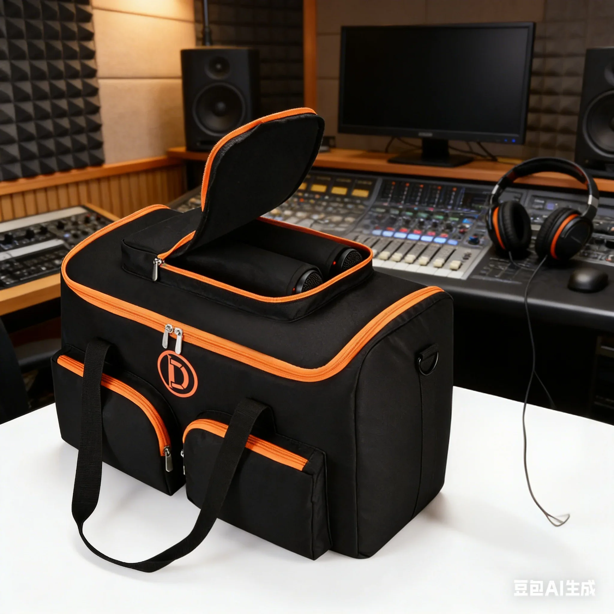 

Чехол для переноски JBL PartyBox-On The Go2, сумка для хранения большой емкости с ремешком для динамика и беспроводного микрофона, дорожная сумка