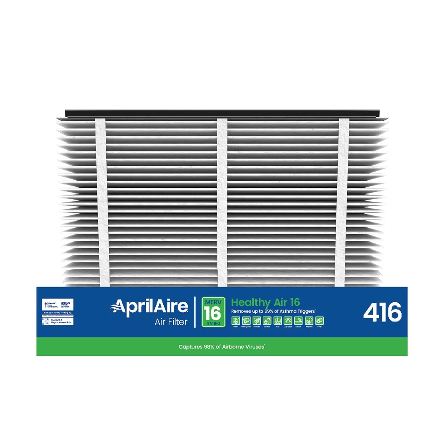 416 Replacement Filter for April Aire Whole House Air Purifiers  16, Allergy, Asthma