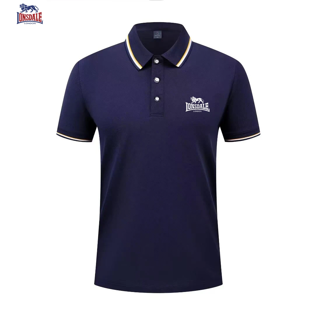 

Ransdale Men's Short-Sleeved Polo Shirt Casual Print Design Golf Jacket Fashionable T-Shirt Fast Shipping Multip
