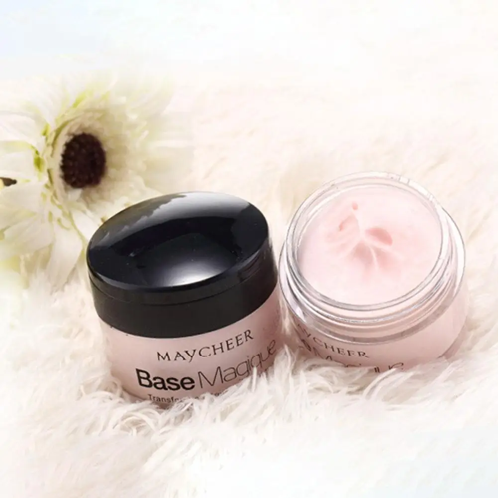 MAYCHEER Primer per trucco viso liscio e setoso magico Base per trucco invisibile Base per pori 100% Effetto sorprendente Primer per il viso D4M0
