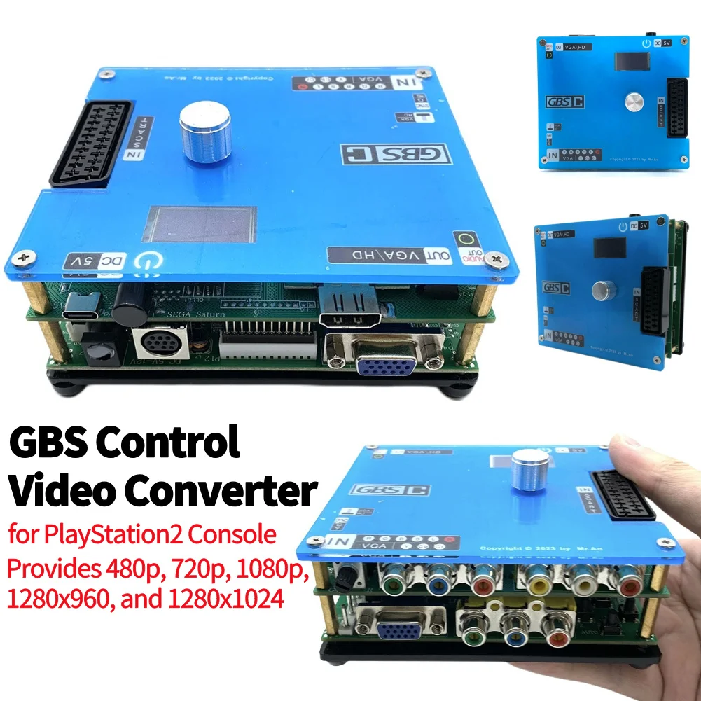 GBS-control コンバーター GBS コントロール ビデオ コンバーター LCD スクリーン GBSC