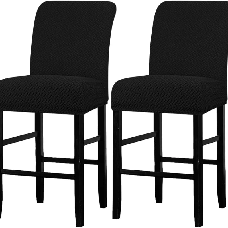 Stretch Bar Stools Covers for Counter Height Stool, Pub Chair Slipcover, Dining Room Cafe Barstool Slipcovers