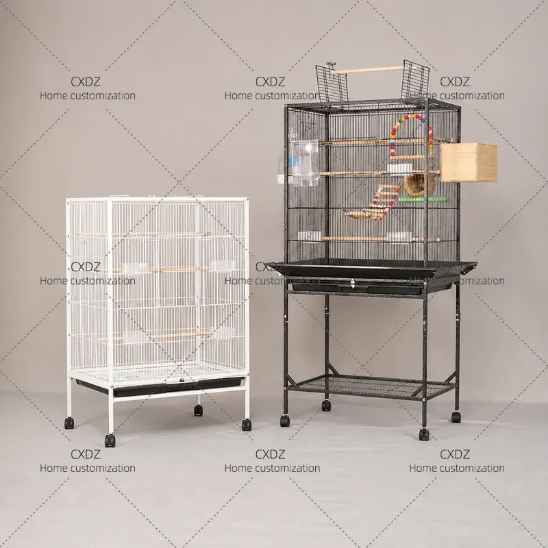 High End Metal Bird Cage Villa Wire Parrot Cage Wholesale Direct From Manufacturer Home Pet Supplies