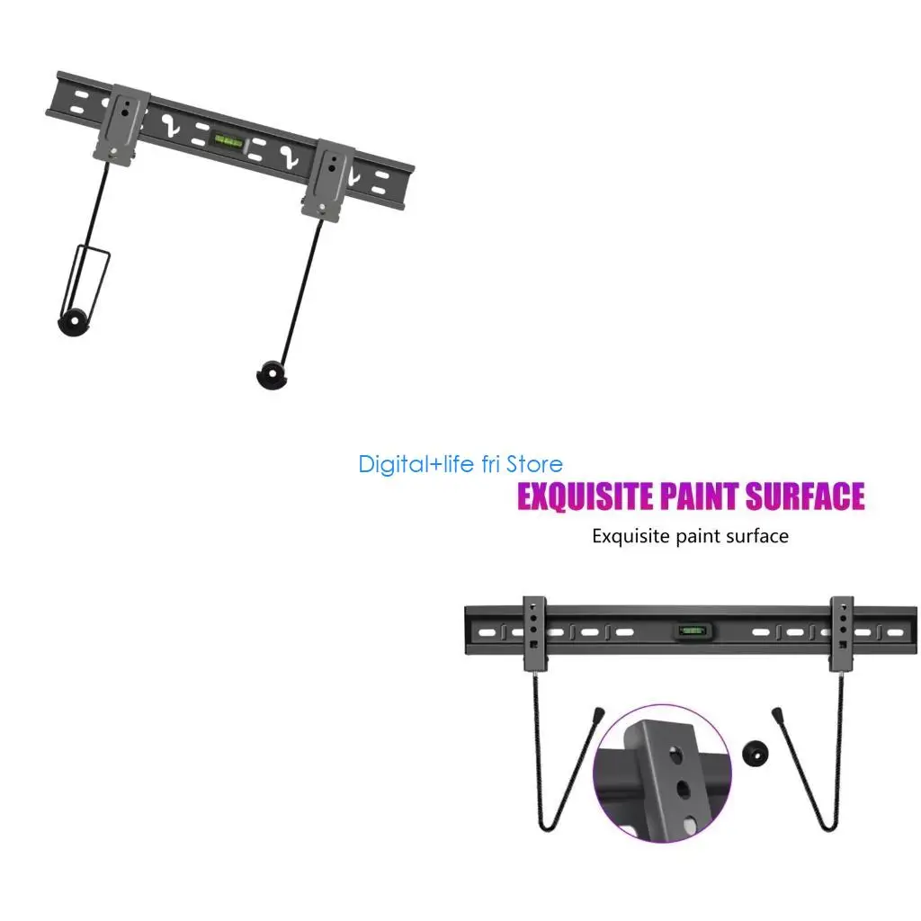 E06D Easy Installs No Drill Wall Mount for 26 to 55/60inch TVs VESA Studless