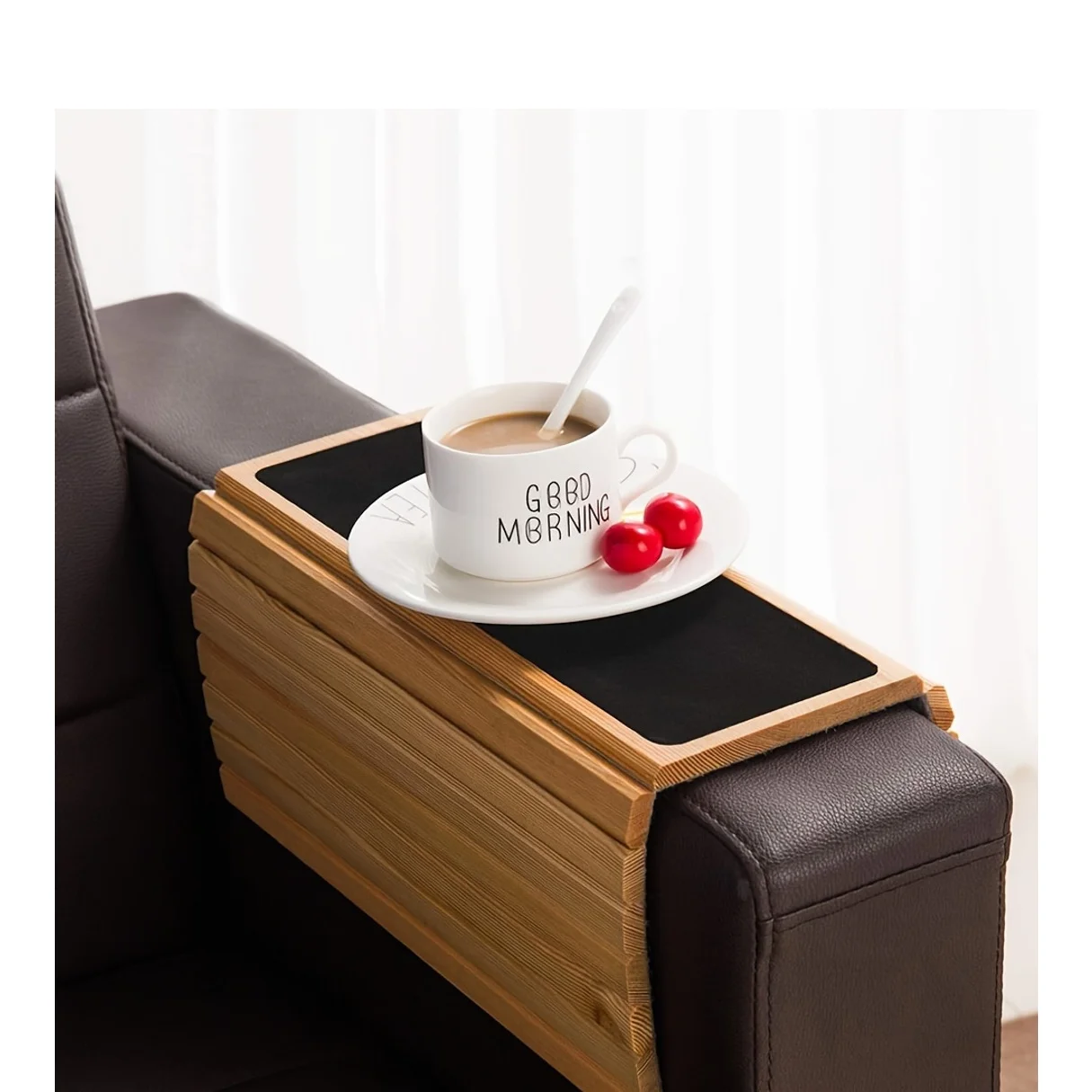 Bandeja Plegable de Madera Maciza para