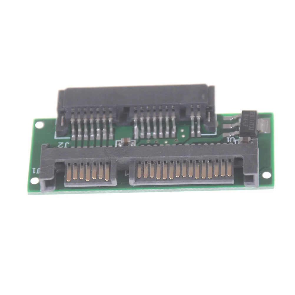 1.8 Inch Micro SATA to 2.5 Inch 22PIN SATA Adapter 3.3V‑to‑5V Converter for Micro SATA HDD SSD Storage Repair Component Supplies