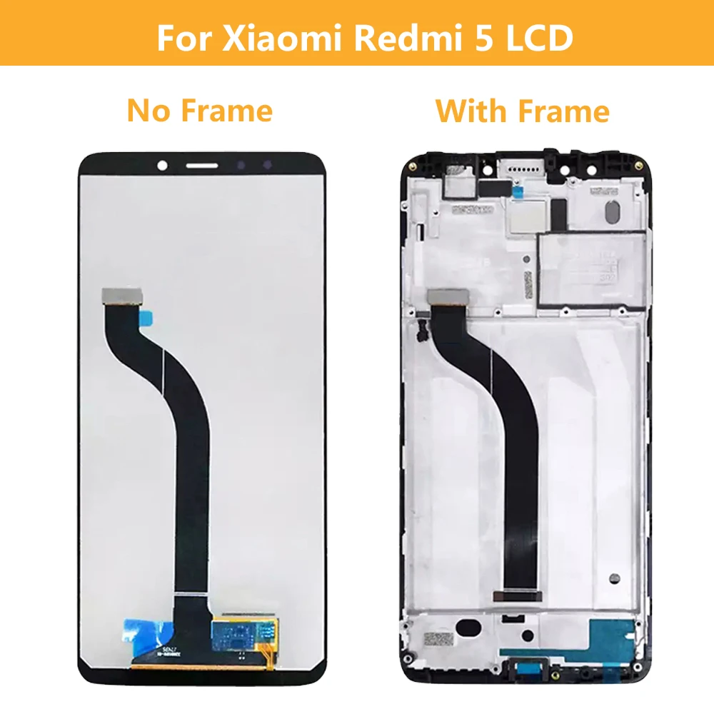 100% Test High Quality Touch Screen For Xiaomi Redmi 5 Plus LCD Display Digitizer Assembly For Redmi 5 Display Replacement Parts