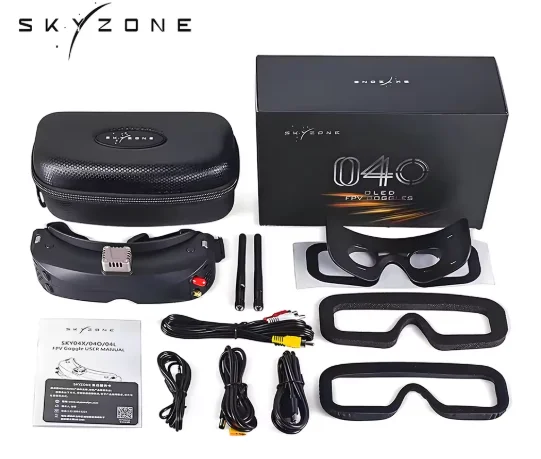 

SKYZONE Sky04O Pro FPV Goggles OLED 5.8Ghz 48CH Steadyview Receiver 1920*1080 DVR Fpv with Head Tracker for RC Airplane