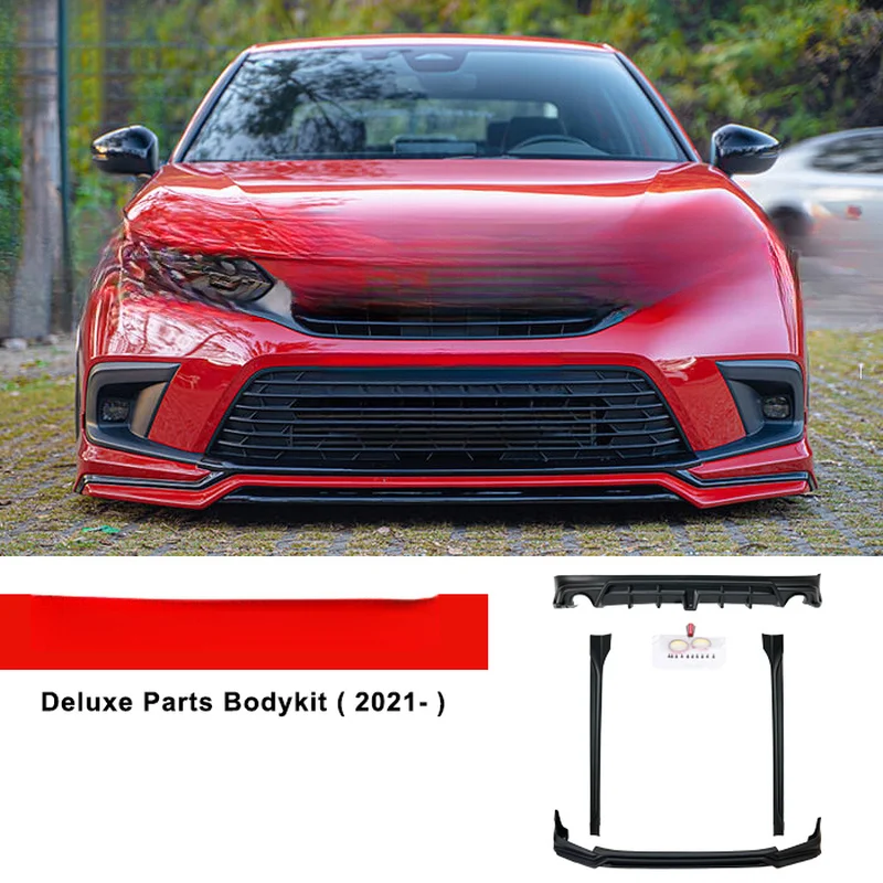 Hot Selling: Hot Selling Yofer Auto Bodykit Front Rear Bumper Diffuser Side Skirts For Honda Civic 2021+ Factory Direct Sale