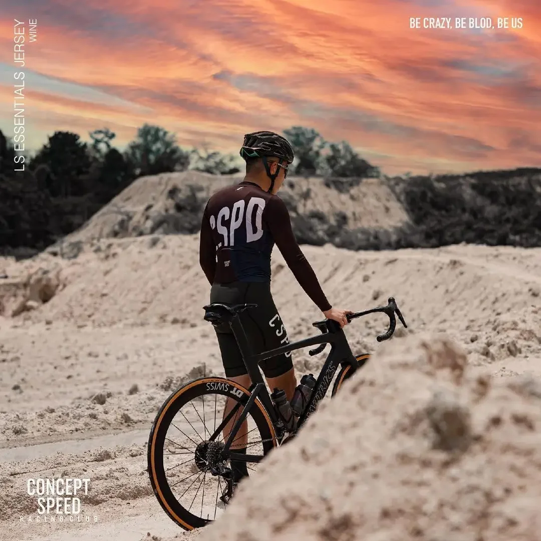 

Новые высокоэластичные дышащие облегающие мужские и женские топы из молочного шелка CSPD с длинными рукавами, дорожные велосипедные костюмы, велосипедные брюки