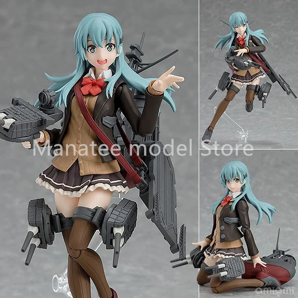 

Max Factory Original figma Kantai Collection -Kan Colle- Suzuya Kai-II PVC Action Figure Anime Model Toys Collection Doll Gift