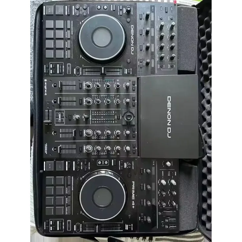 

NEW PRIME4XUS Prime 4 4-deck Standalone DJ Controller System with 10" Touchscreen REady to Ship