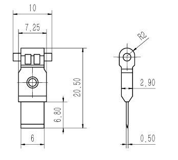 Bambulab P1/X1/A1/A2L/Cutter für Bambu Lab Ersatz-Filamentschneidemesser für Bambu Lab P1S A1 3D-Drucker Filamentschneider – Detail 2