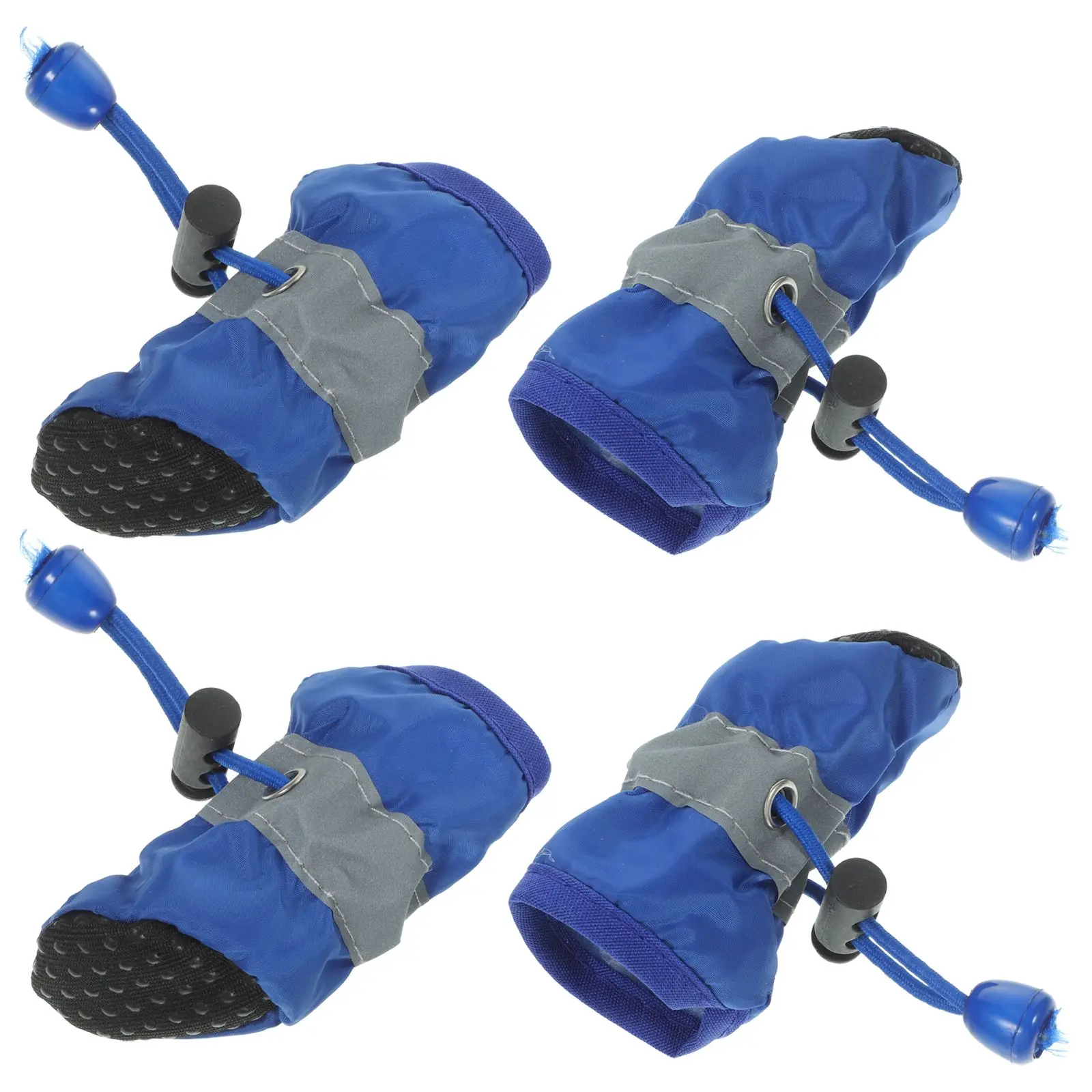 

4 pcs Dog Waterproof Boots For Dogs Protectors for Outdoor Hiking Soft Sole Anti Slip Design Pet Shoes Dog Booties
