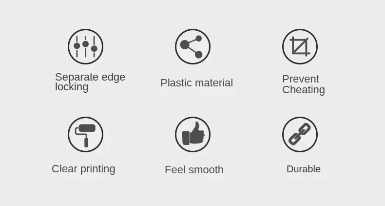 Description Picture 3 of itemHigh Quality Waterproof PVC Polka Dot Playing Cards - Washable Adult Christmas Gift for Parties, Bars, Family Gatherings