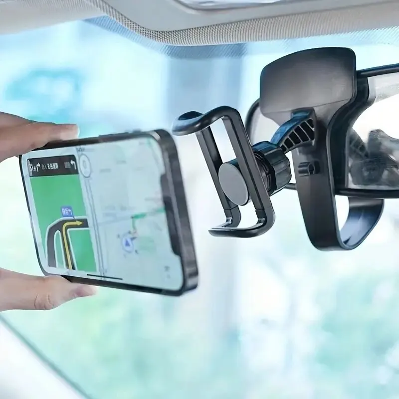 Car Phone Holder Stand Universal Dashboard Car Clip Mount GPS Bracket Car Mobile Phone Support in Car For iPhone Xiaomi Samsung image 6