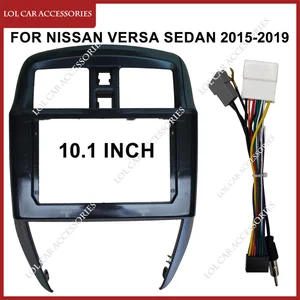 10,1 Zoll nach Nissan Versa Limousine 2015-2019 Car Radio Android MP5 Player Stereo-Gehäuserahmen 2Din Haupteinheit Faszienspurenabdeckung 12 Hauptverkaufsrahmen Nissan - №7