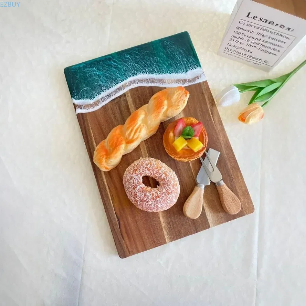 Wood Chopping Board Home Cutting Board High Quality Beach Cheese Board Cutter Charcuterie Kitchen Table Things Christmas Gift
