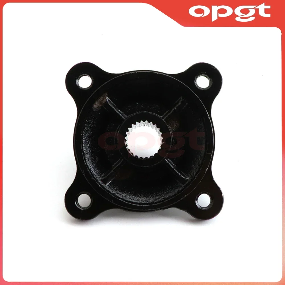 OPGT 110mm*4 Stud 23 Teeth Rear Axle Wheel Hub 25mm For 110cc 125cc 150cc 200cc 250cc ATV Go Kart Quad Bike Golf Cart Buggy Part