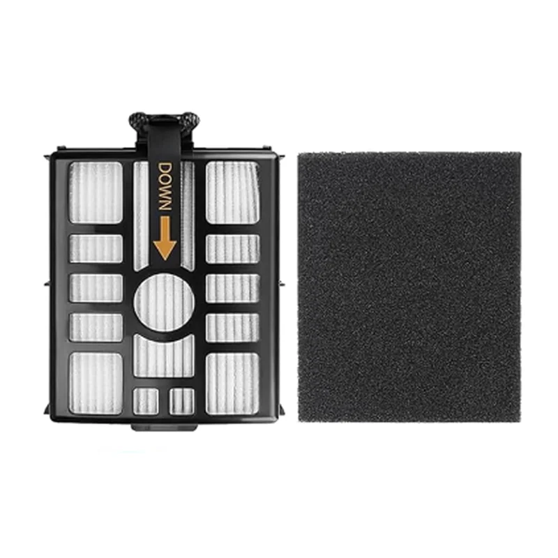 طقم مرشح بديل للمرشح المستقر IW3511 لـ Shark IW3511 Detect Pro مكنسة كهربائية لاسلكية HEPA، قاعدة فلتر مسبق، فلتر إسفنجي