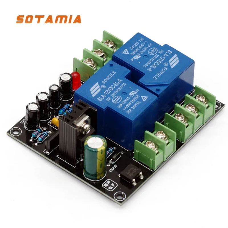 

SOTAMIA UPC1237 2,0 плата защиты динамика 30A Hi-Fi музыкальный аудио динамик защитная модуль DIY усилитель мощности для домашнего кинотеатра