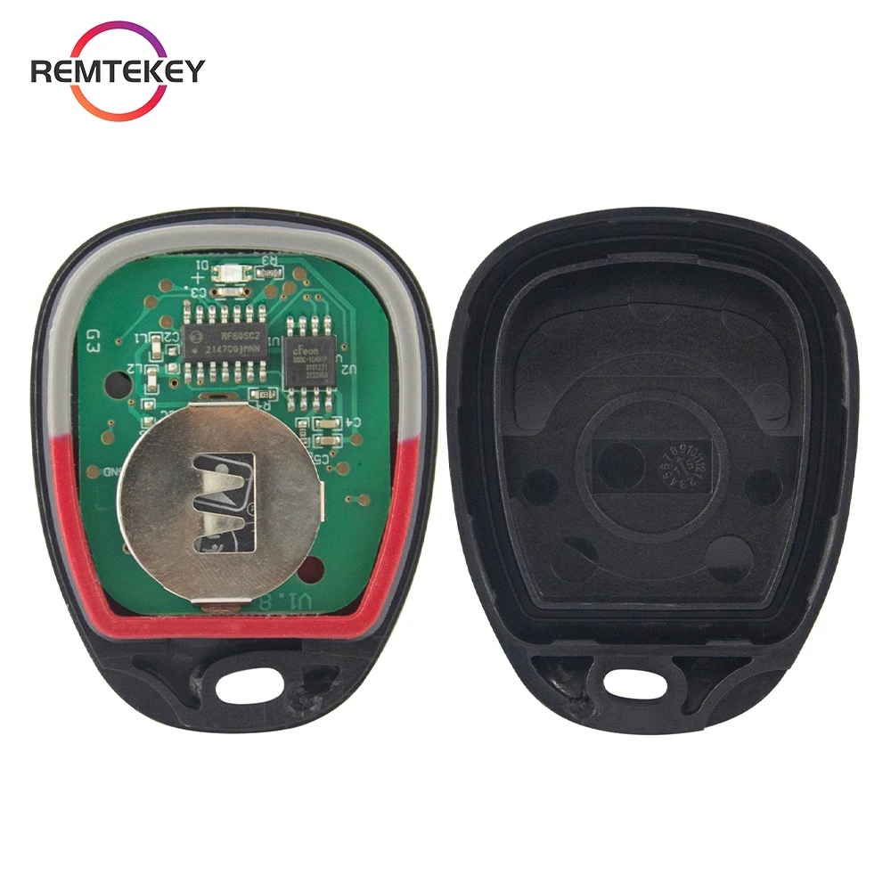 REMTEKEY Keyless Remote Control Car Key Fob 315Mhz 3/4B for GM Chevrolet GMC 1998-2002 Oldsmobile Pontiac 1996-2000