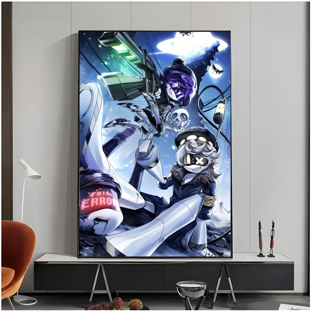 sci fi animation robot anime M-Murder Drones Poster Living Room Bedroom Decorative Print Unframed Decor