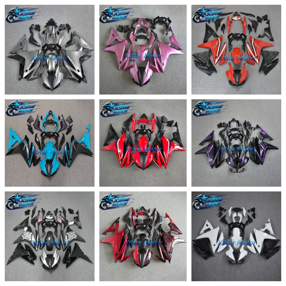 For CBR500R 16 17 18 Prime Fairing Set For HONDA CBR 500R 2016 2017 2018 Motorcycle Full Fairings Bodywork Kit ABS Plastic