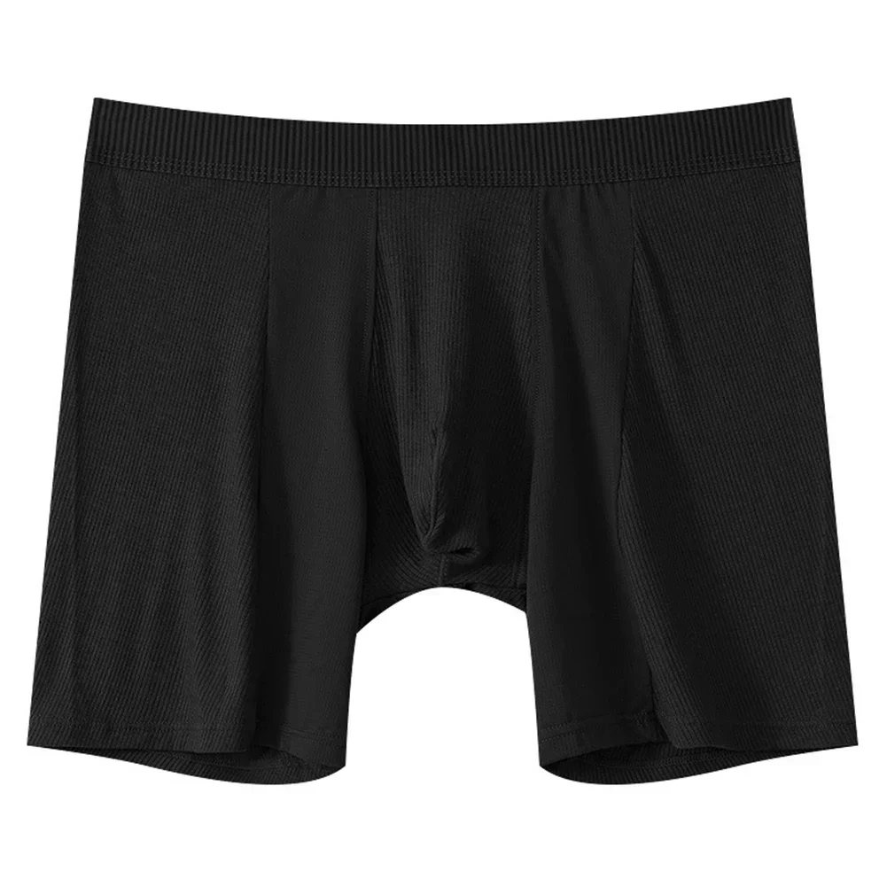 ملابس رياضية قابلة للتنفس، سراويل من الحرير الجليدي للاستخدام اليومي، نسيج مضلع، ألوان أنيقة، ملابس داخلية مريحة للارتداء اليومي #3