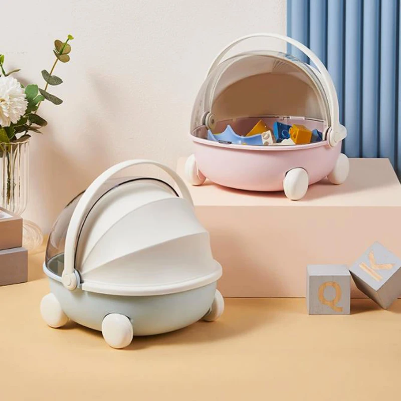 

In-Stock Labubu Baby Stroller Storage Box Doll Decor Labubu Space Module Doll Sleep Cradle Cart Dolls Bed Furniture Accessories