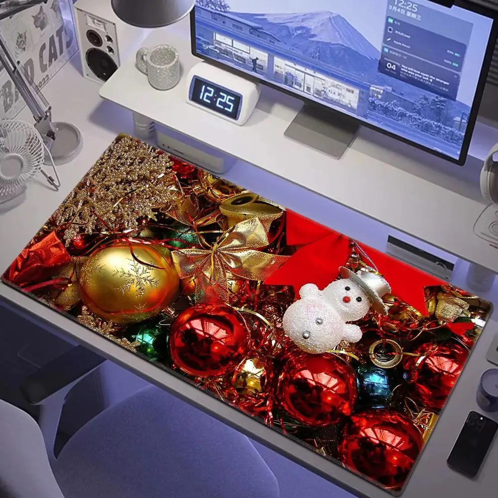 

Christmas Mouse Pad Mouse Pad Desk Mouse Pad Cute HD Desk Pad Extended Gaming Keyboard Mats Large XXL Gamer Mousepad 90x40