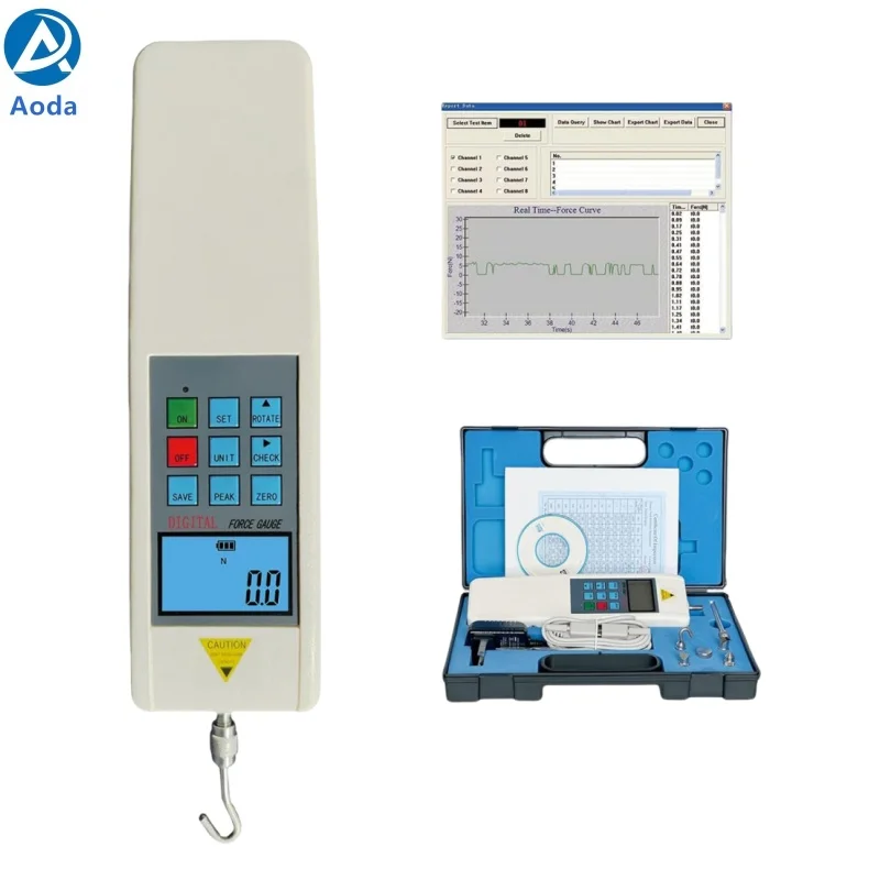 Aoda HF Customizable Portable Digital Push-Pull Force Gauge High Accuracy Mechanical Force Meter