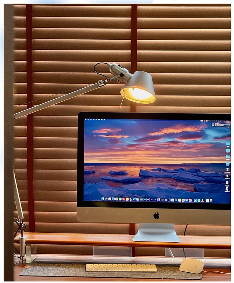 Vintage Straw hat clip wall lamp Restaurant Study Bedroom bedside Clip wall light Bauhaus Bookshelf Clip Reading Desk Lamp E27