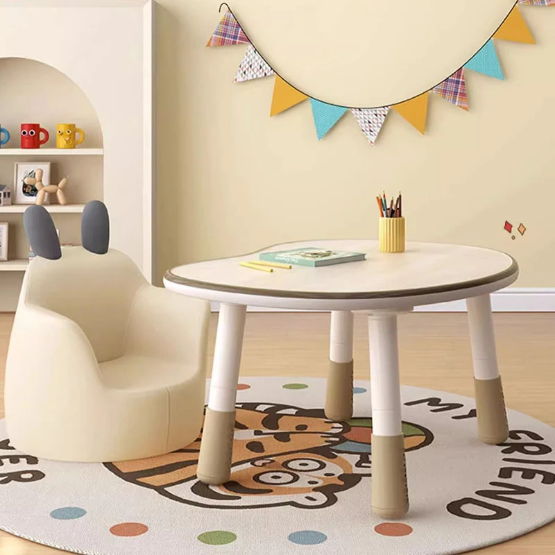 Kids Table Set Desk Chair Elementary Child Room Desks Girl Smooth Children Tables Furniture Childrens Children's Study Boy