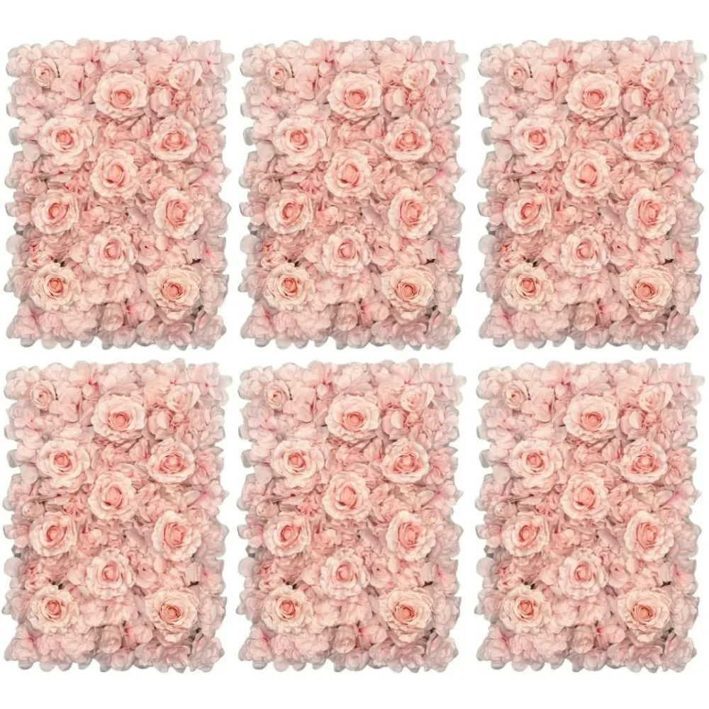 Flower Panels for Flower Wall (6 Pack) 24 Inch by 16 Inch Each | Flower Wall, Backdrop, Weddings, Event Decor, and Bridal