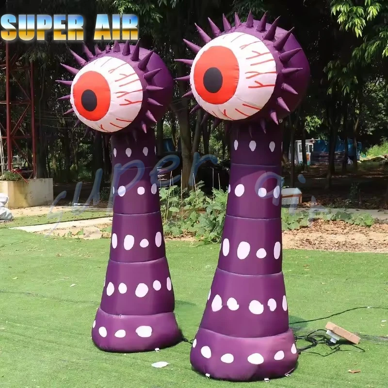 Gemaakt in China prachtige kleurrijke opblaasbare oogbolbloem voor Halloween-feestdecoratie