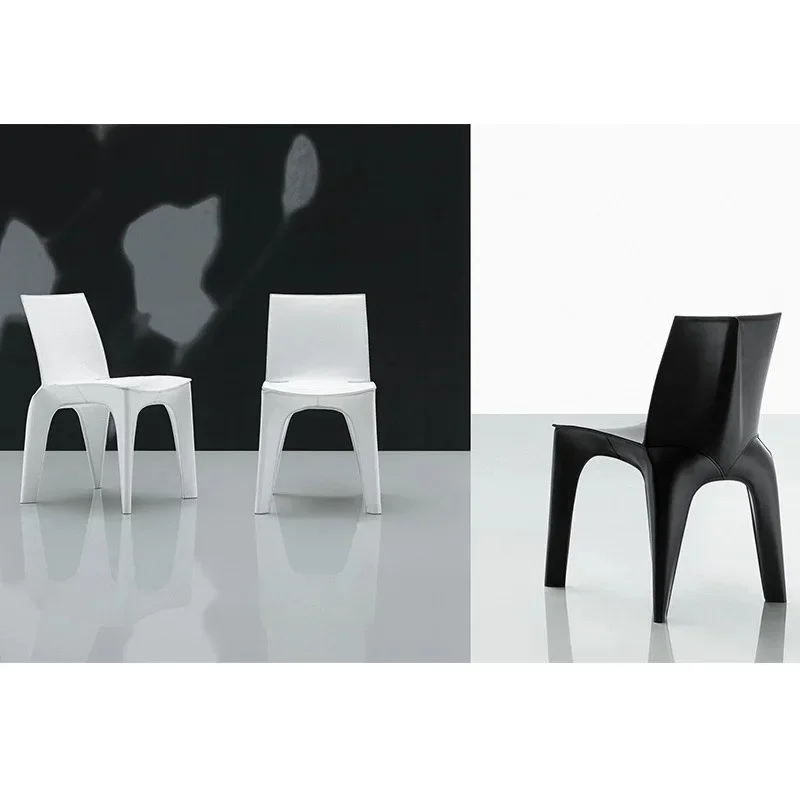 Kursi makan model rumah pribadi desainer, kantor penjualan, ruang negosiasi, buku, rumah tangga, single