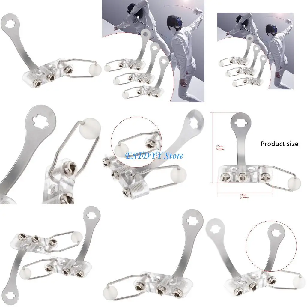 G6DE الموثوقية Epee المقبس وصلة ربط المقطورة المبارزة حامل المقبس العرض الفولاذ المقاوم للصدأ لنشاط المبارزة #1