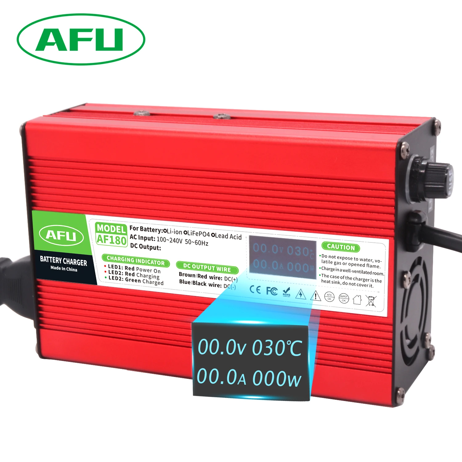 

24V 5A Lead Acid Battery Charger For 24V Battery Float charger 29.4V OLED Display