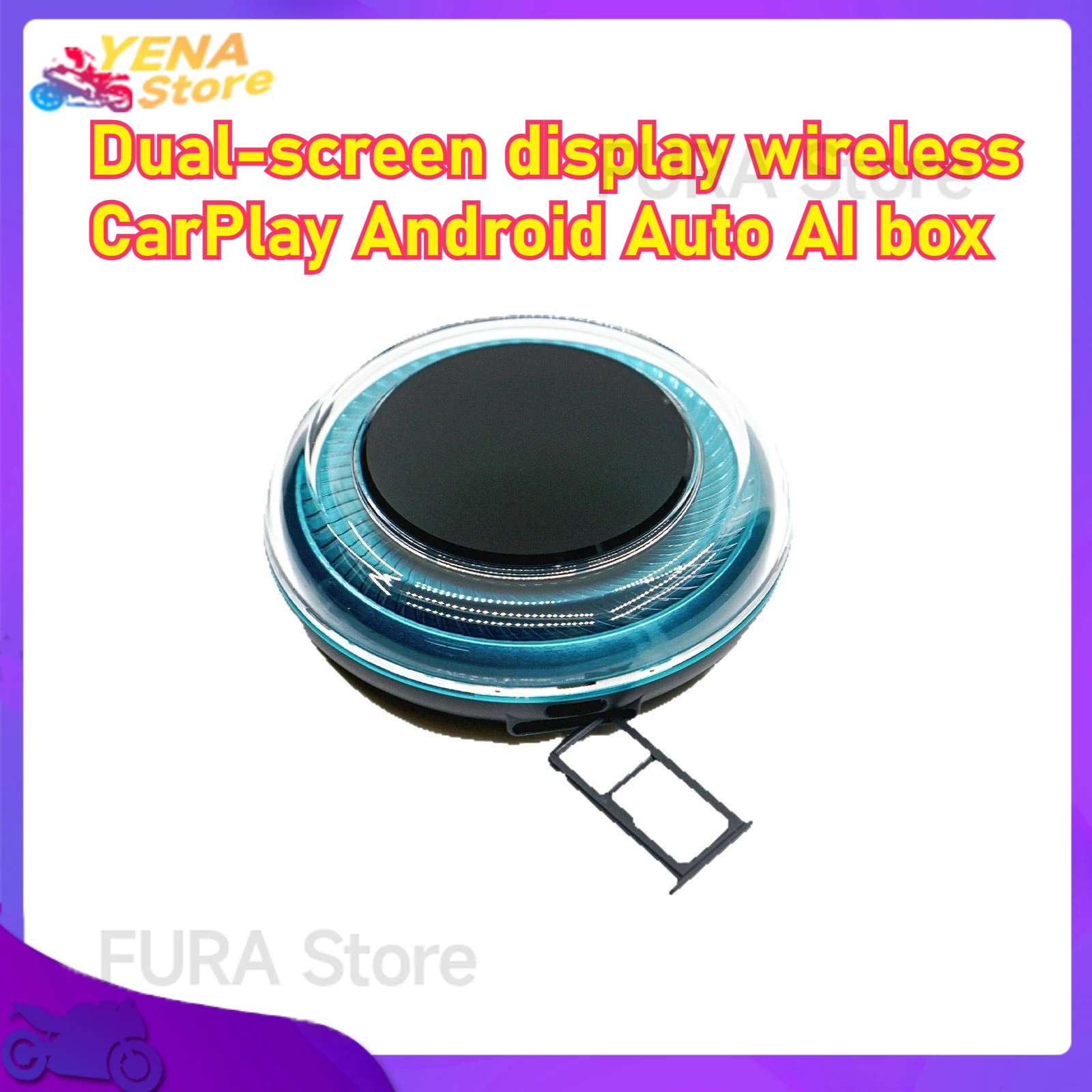 

Wireless CarPlay Android 13 Car Ai Box 5G & Android Auto HDMI Dual-screen Display Wireless CarPlay Android Auto AI Box