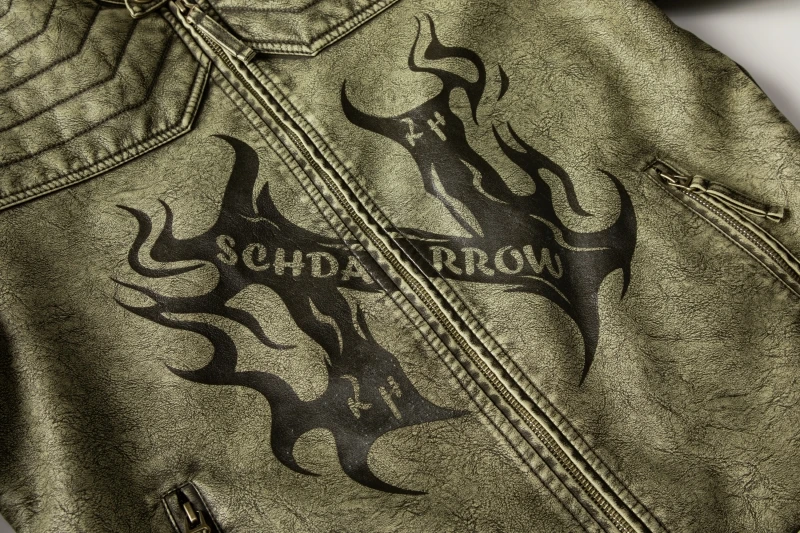 Chaquetas de cuero masculinas de alta calidad Hombres chaqueta de motocicleta Stand Collar Zipper Bolsillos PU Coats Biker Faux Fashion Outerwear
