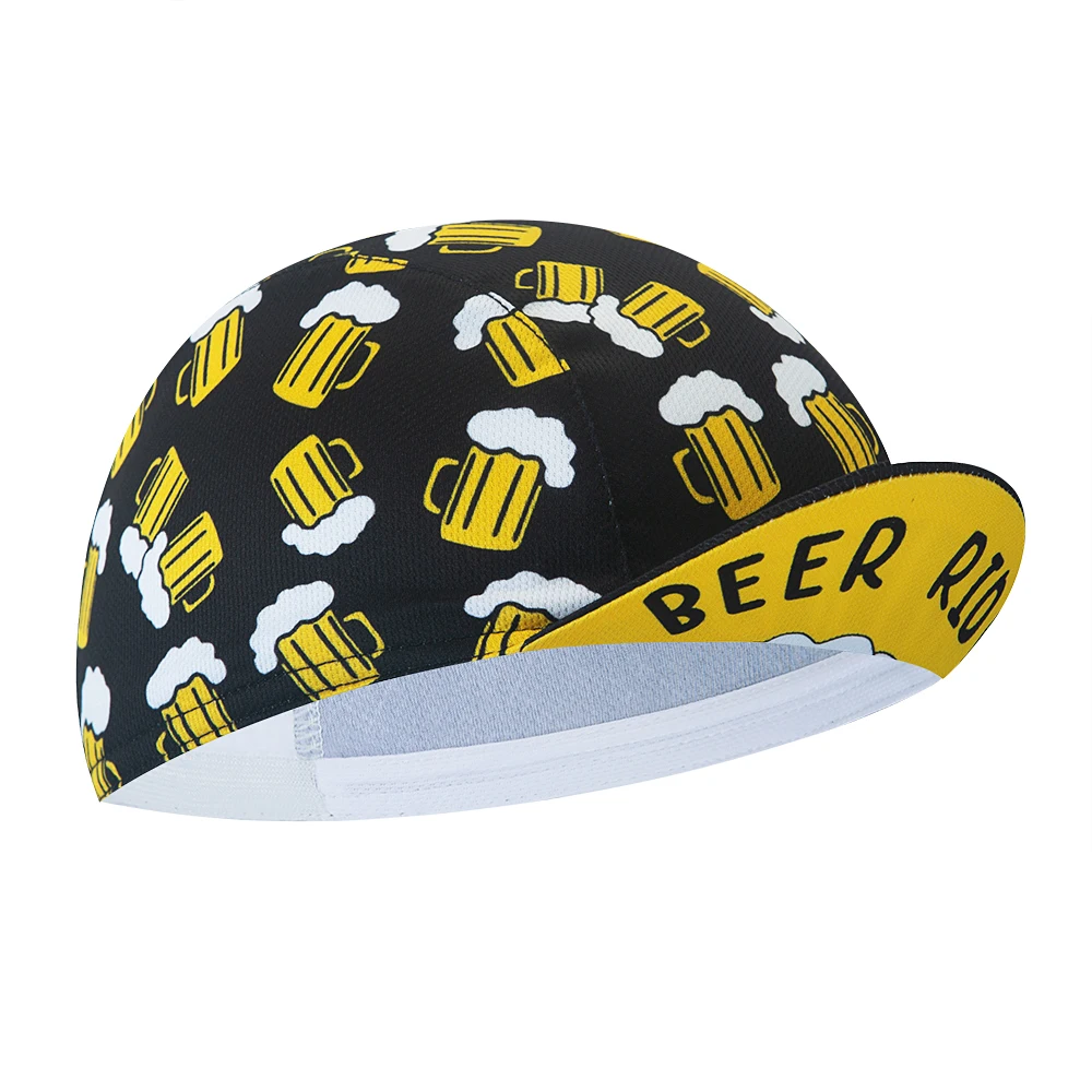 Beer Cycling Cap Outdoor Sports Hat Team Bike Caps protezione solare estiva traspirante Unisex