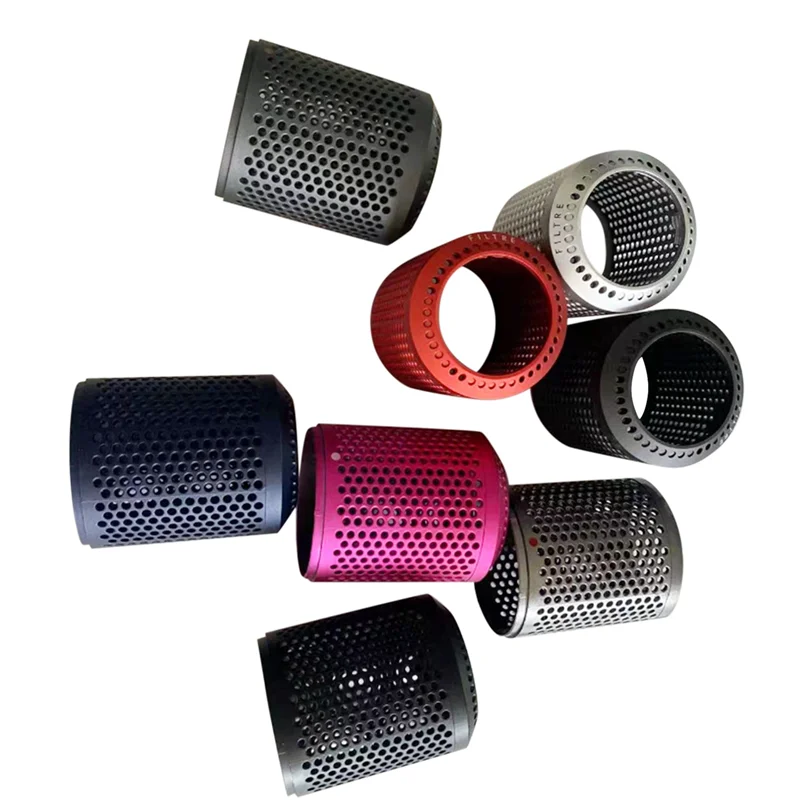 Suitable for Hair Dryer HD01 HD03 HD08 Dustproof Outer Filter Cover Vacuum Cleaner Accessories Red