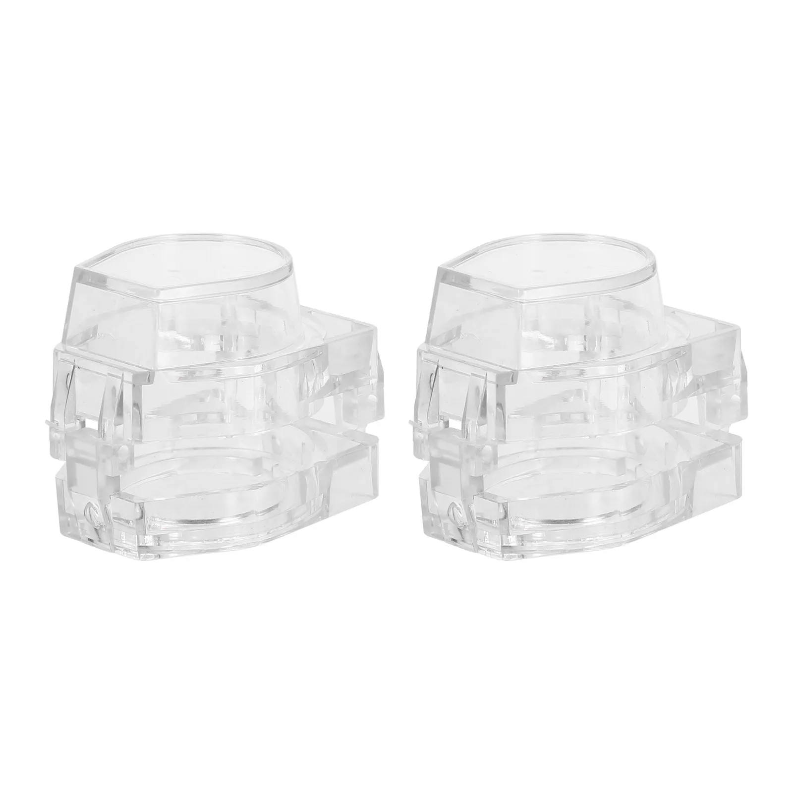 2Pcs Button Switch Covers Waterproof Push Button Cap Protector Emergency Stop Safety Guard for Computer Dishwasher Industrial