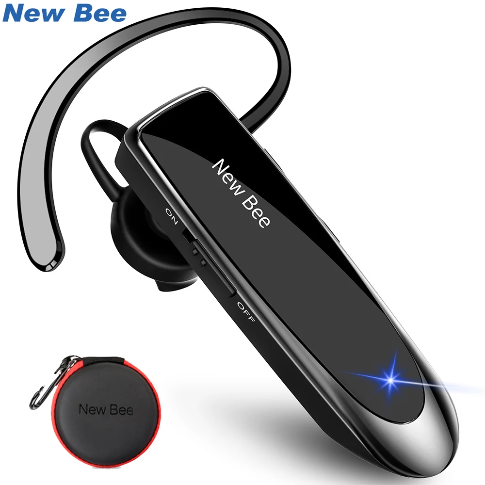Новые Bluetooth-наушники Bee V5.0, гарнитура, беспроводные наушники, деловые наушники громкой связи, 24-часовое время разговора, наушник с микрофоном