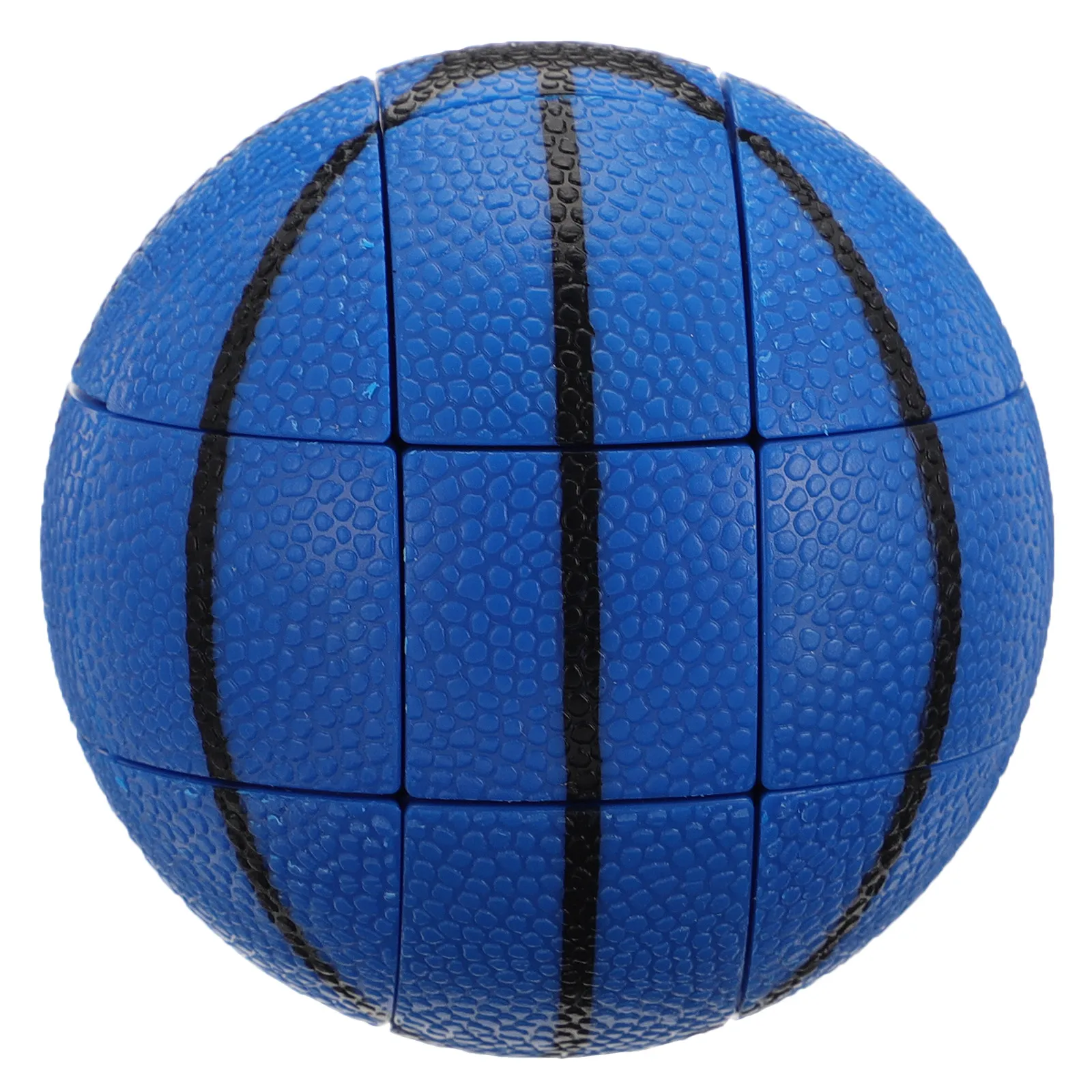 

Creative Basketball Cube Puzzle Ball Plastic Blue for Kids Educational Pressure Relief Portable Playtime Gift